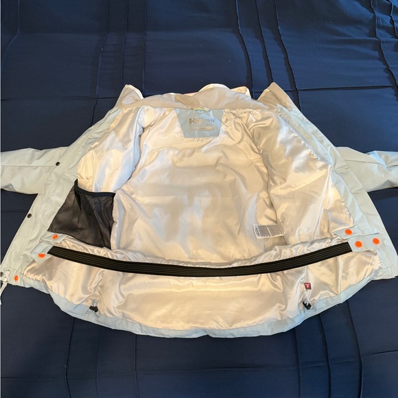 Helly Hansen Blue and White Puffer Jacket - Picture 3 of 4